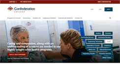 Desktop Screenshot of confederationcollege.com